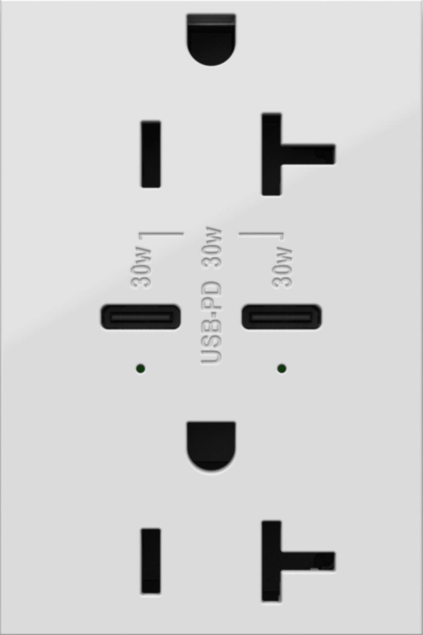 Legrand&reg; ARTRUSB20PD30W4