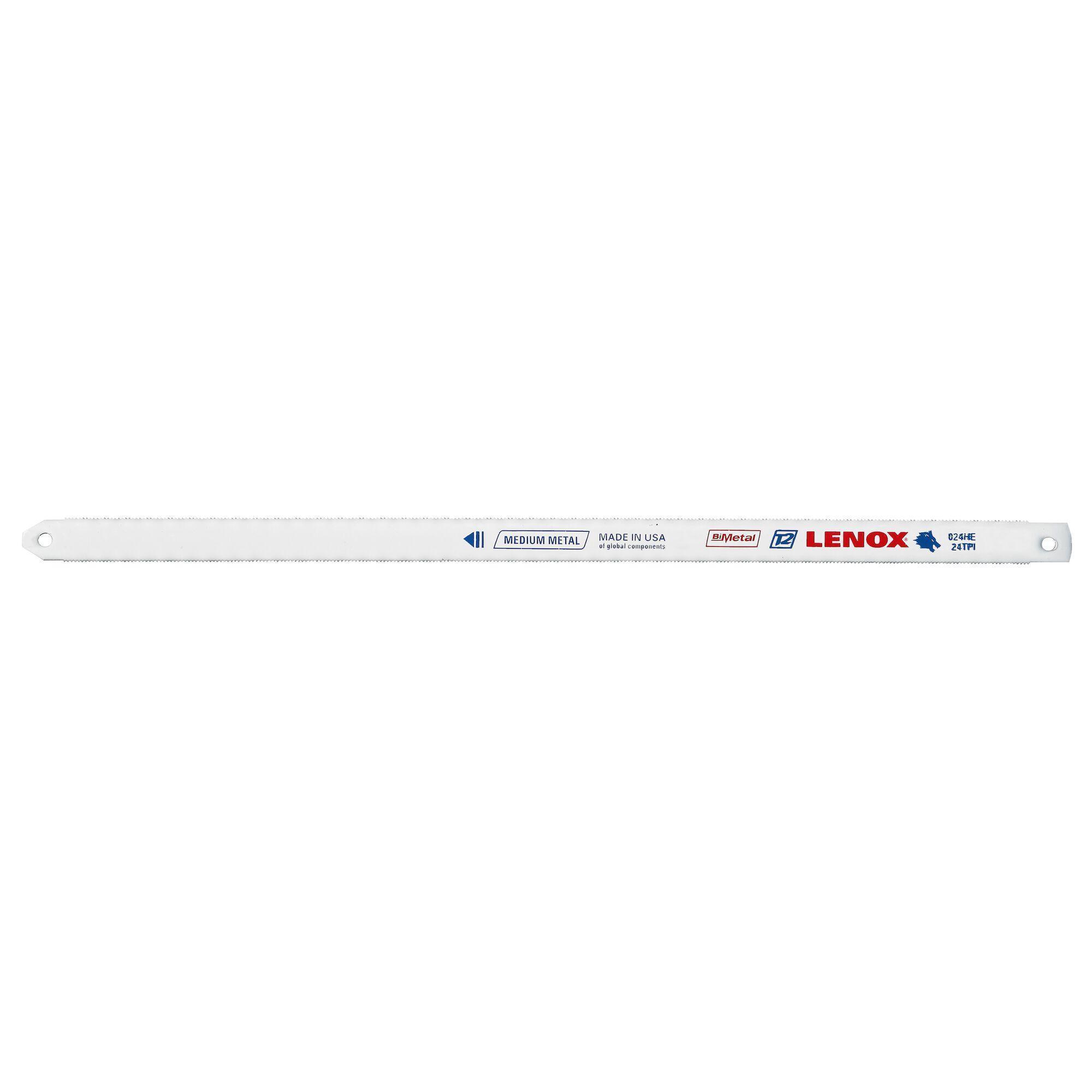 Crescent&reg; 62723N-02 Hacksaw Blade, 0.5 in W Blade x 12 in L Blade, Steel Cutting Edge, 18 TPI, Bi-Metal Blade