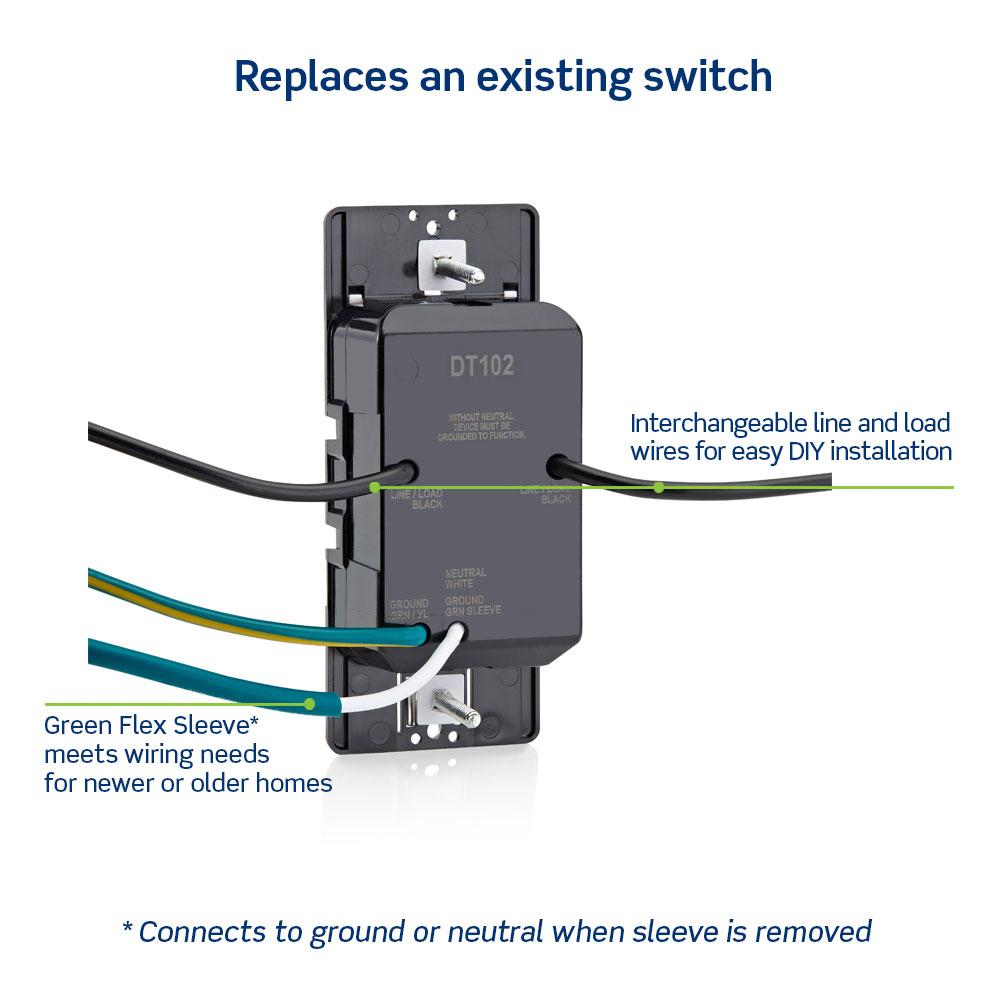 Leviton® DT102-1LW 535941