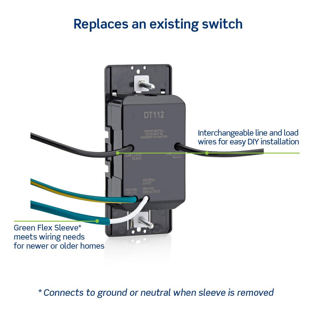 Leviton® DT112-1LW 536214