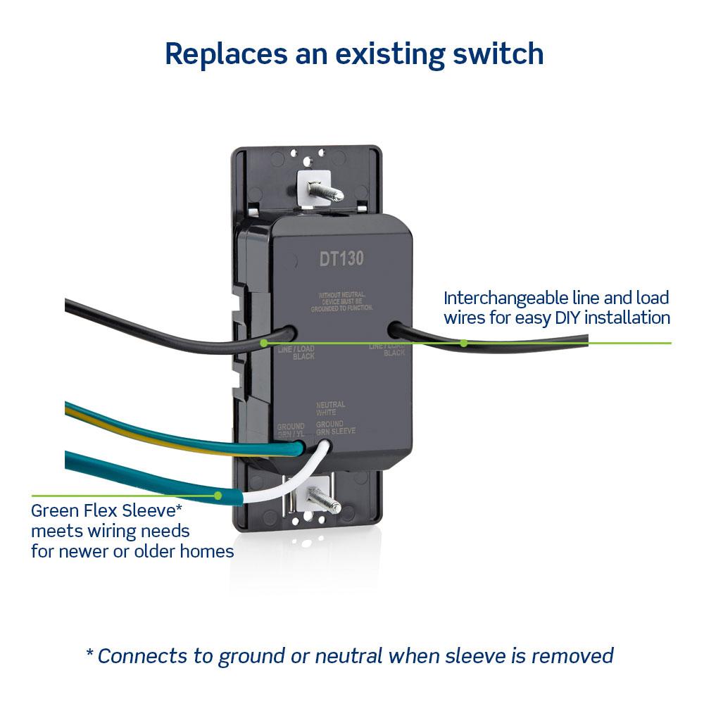 Leviton&reg; DT130-1LW 535939