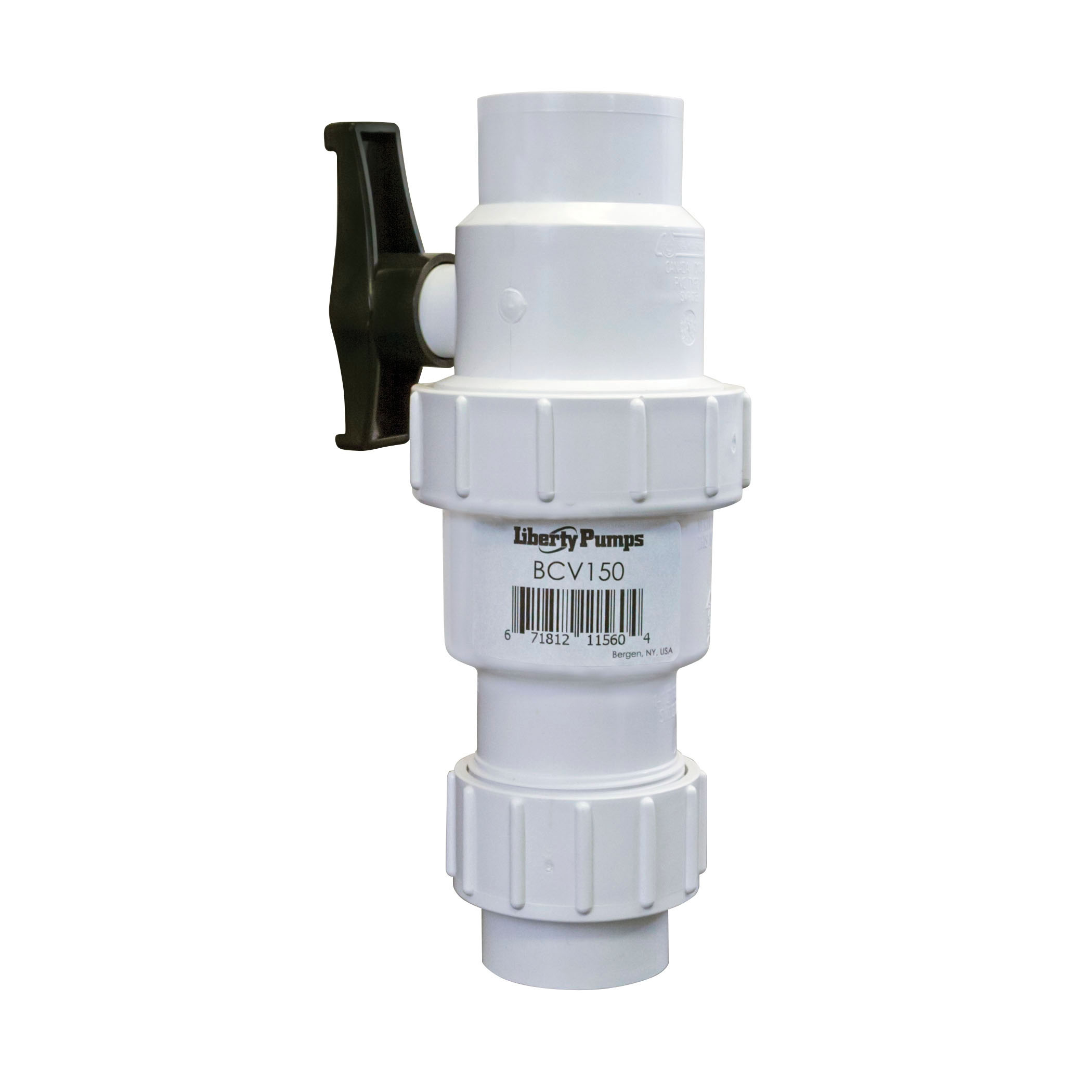 Liberty Pumps® BCV150 BVC, 125 psi Pressure, 1-1/2 in Inlet x 1-1/2 in Outle