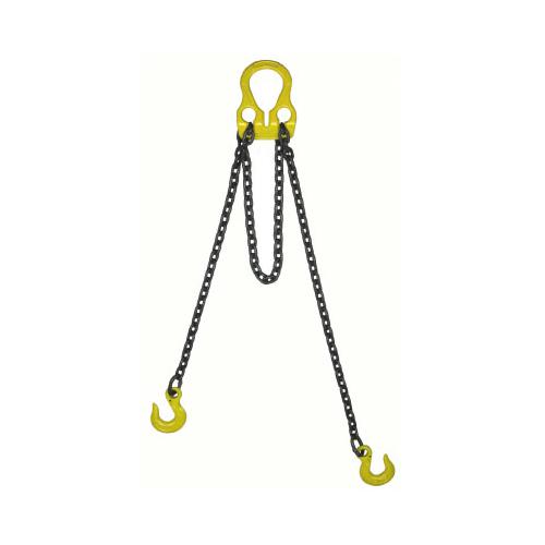 Lift-All&reg; 732SGGW10X4 Single Chain Sling, 2700 lb at 90 deg Load, 7/32 in Chain, 100, 4 ft Reach, Grab Hook