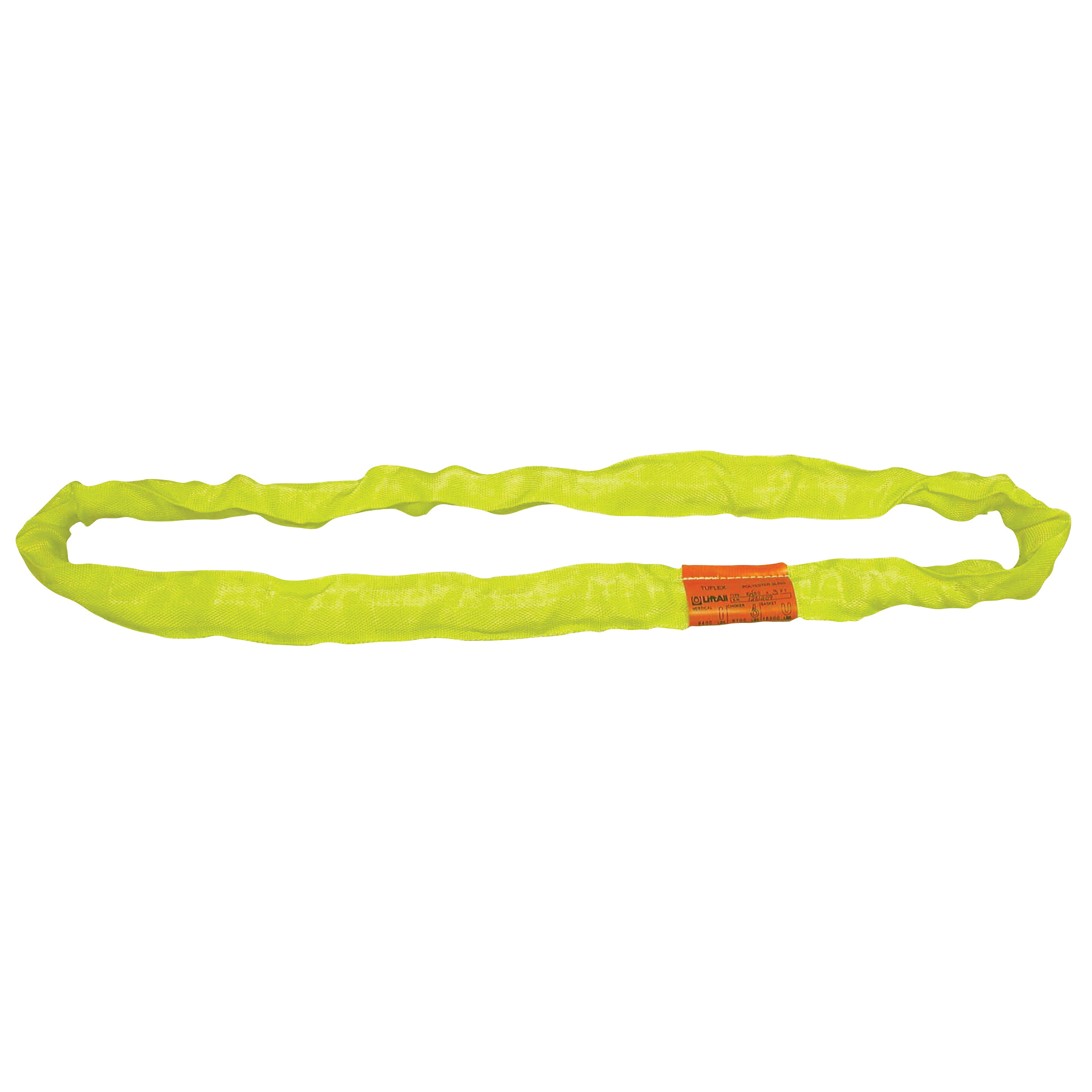 Lift-All® Tuflex™ EE240X10 Eye and Eye Round Sling, 10 ft L, 21200 lb, Nylon/Polyester, Blue