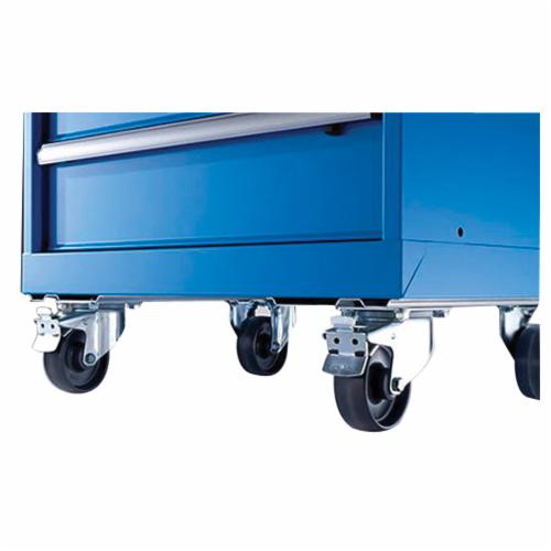 Lista™ CAST6X2 Caster Set, 600 lb Load Capacity, 6 x 2 in Caster, For Use With Mobile Cabinets