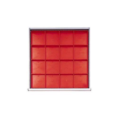 Lista™ 2GTD Grooved Tray Divider, For Use With Lista™ DLH-1 Clip-On Label Holder, Steel, Galvanized