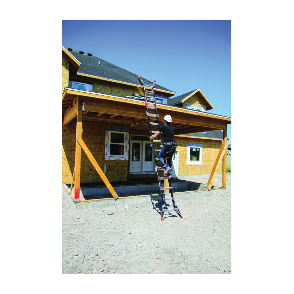 Little Giant&reg; Climb On&trade; 15147-001 Dark Horse&trade; Multi-Purpose Ladder, 8.916 ft Ladder, Type IA, Fiberglass, 300 lb Load