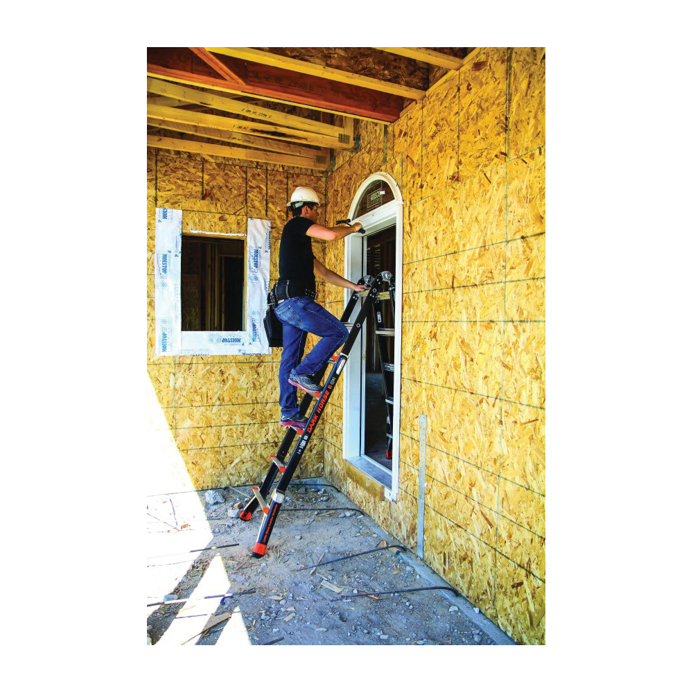 Little Giant&reg; Climb On&trade; 15147-001 Dark Horse&trade; Multi-Purpose Ladder, 8.916 ft Ladder, Type IA, Fiberglass, 300 lb Load