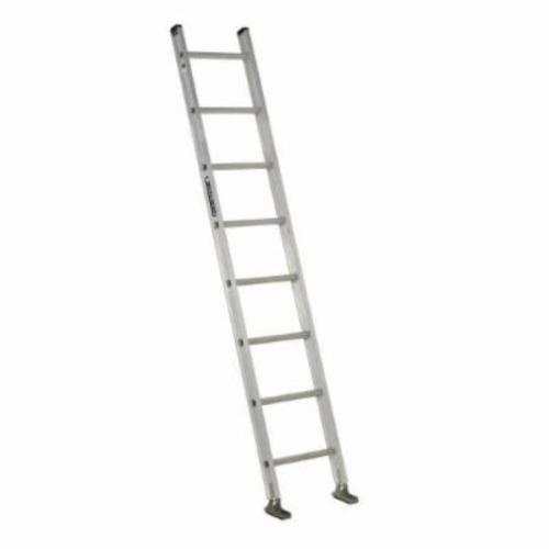 Louisville&reg; AE2108 AE2100 Extra Heavy Duty Professional Single Extension Ladder, 8 ft OAL, 300 lb Load, 12 in Adjustable Increments, Aluminum, Type IA