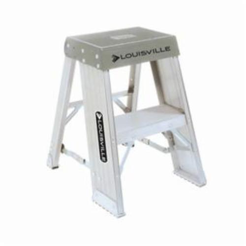 Louisville® AS3006 AS3000 Type IA Standard Step Ladder, 6 ft H Ladder, 300 lb Load, 5 Steps, Aluminum