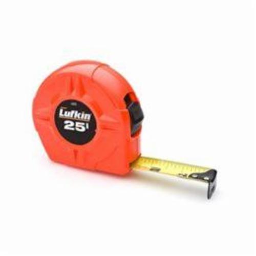 product CRESCENT Lufkin® HW226 Banner® Tape Measure, 100 ft L x 3/8 in W Blade, Steel Blade, 1/8ths Graduation