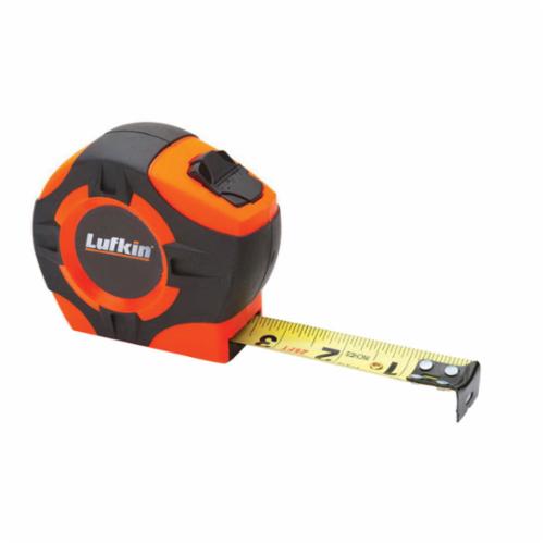 product CRESCENT Lufkin® PHV1316 P1000 High Visibility Tape Measure, 16 ft L x 3/4 in W Blade, Imperial Measuring System, 1/16ths, 1/32nds Graduation