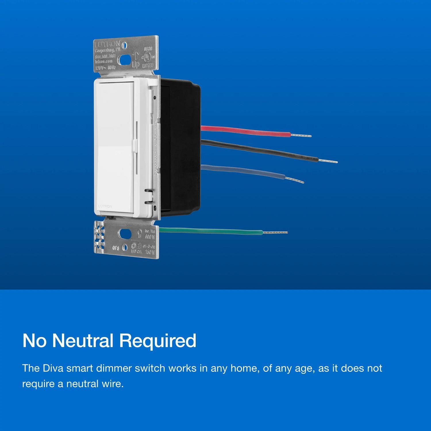 Lutron&reg; DVRF-PKG1D-WH 557007
