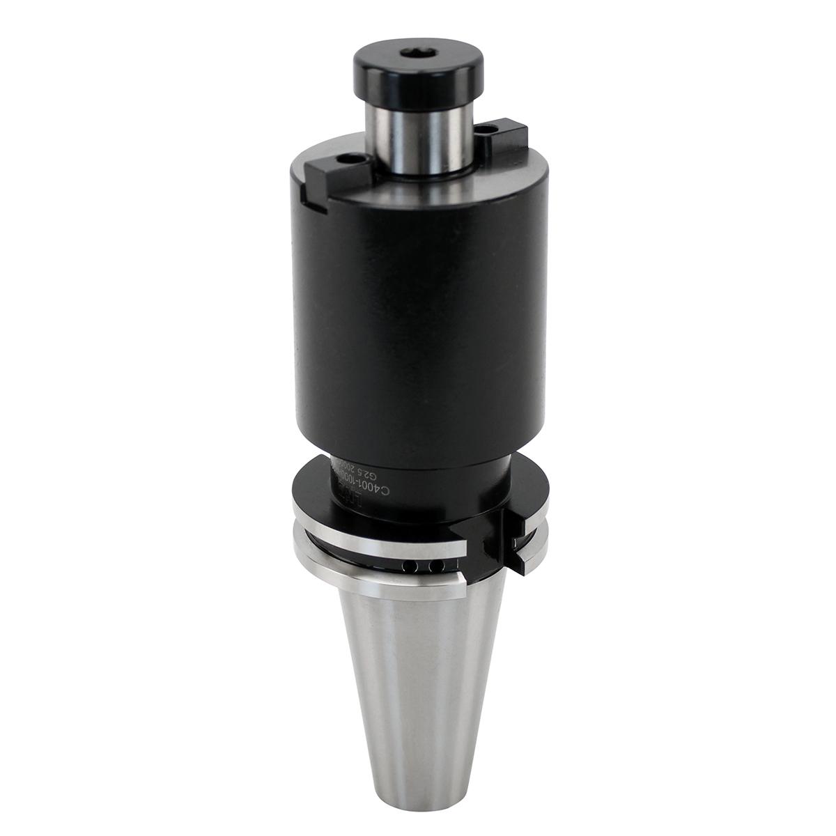 Lyndex-Nikken C4001-1000-4.00CP C4001 Cutting Tool Shell Mill Holder, 1 in Dia Hole, CAT Taper Shank, CAT40 Taper, 1.18 in Dia Nose, 4 in Projection