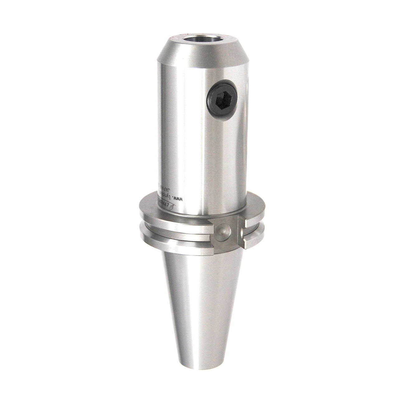 Lyndex-Nikken C4016-0375-4.00 Imperial Standard End Mill Holder, 3/8 in Dia Hole, CAT Taper Shank, CAT40 Taper, 1 in Dia Nose, 4 in Projection