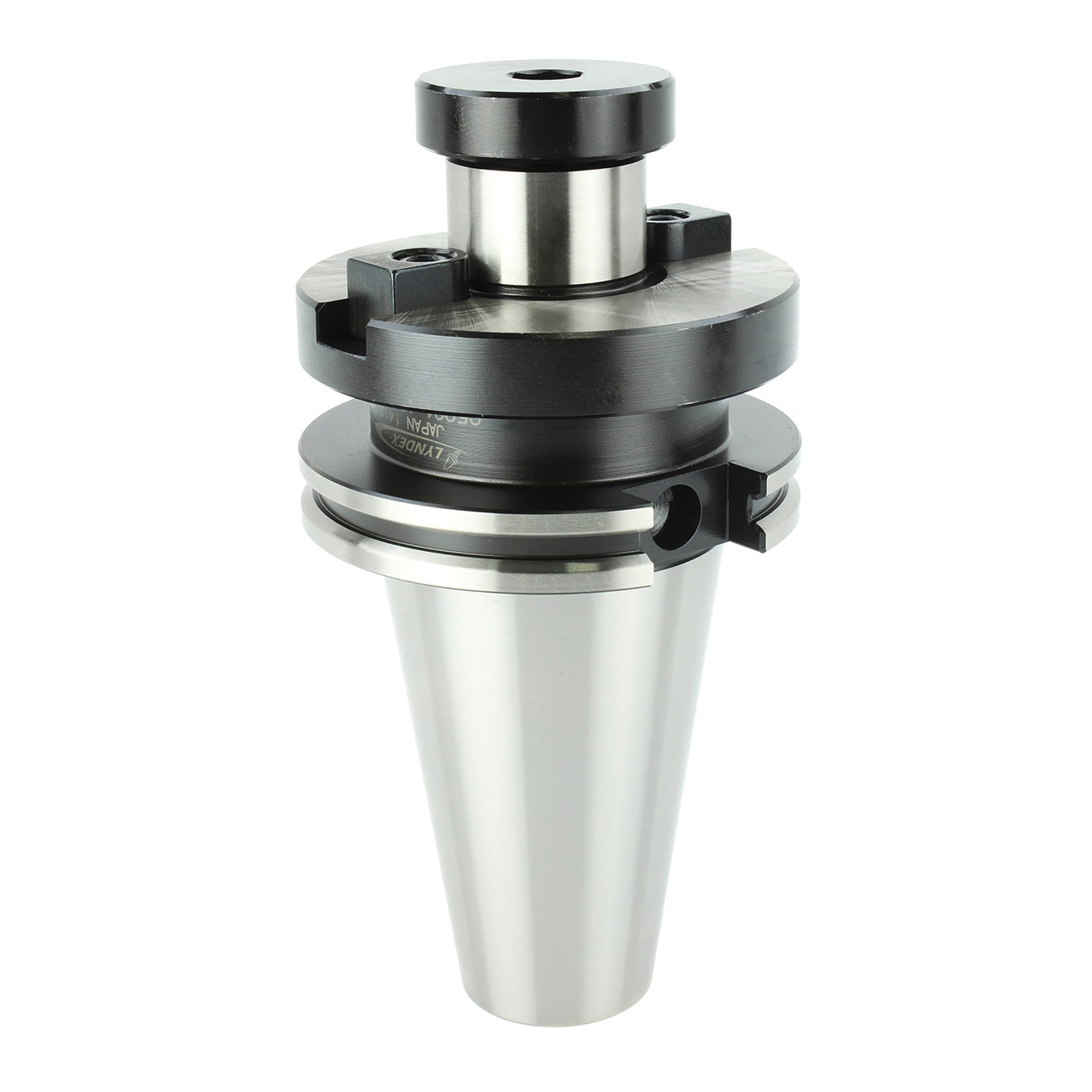 Lyndex-Nikken C5001-0750-4.00CP C5001 Imperial Shell Mill Holder, 3/8-24 Dia Hole, CAT Taper Shank, CAT50 Taper, 3/4 in Dia Nose, 4 in Projection