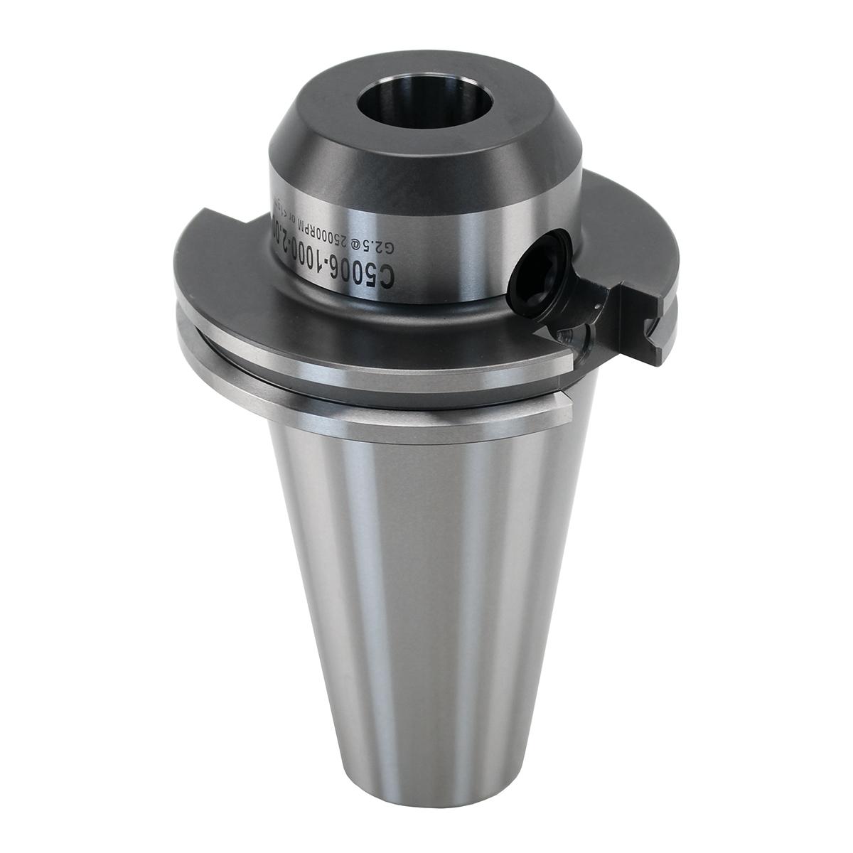 Lyndex-Nikken C5006-1000-2.00 C5006 Stubby End Mill Holder, 1 in Dia Hole, CAT Taper Shank, CAT50 Taper, 2.36 in Dia Nose, 2 in Projection