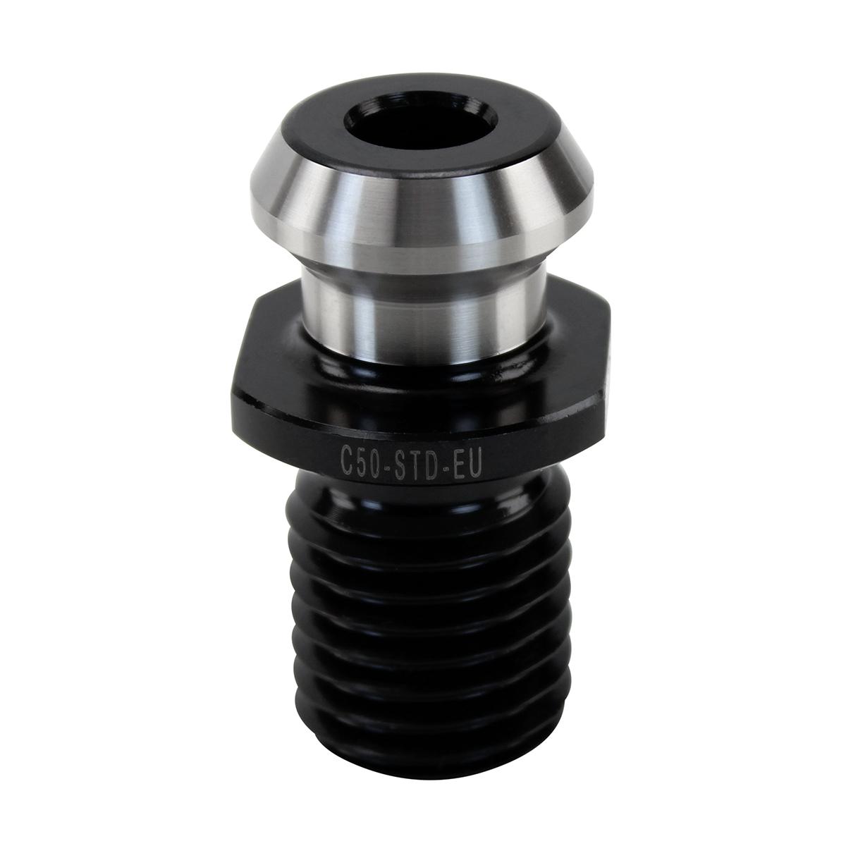 Lyndex-Nikken C50-STD-EU Pull Stud Retention Knob, 1 inch-8 UNC Thread, 45 deg, 1.42 in Dia Knob, CAT50 Taper, 2.299 in OAL