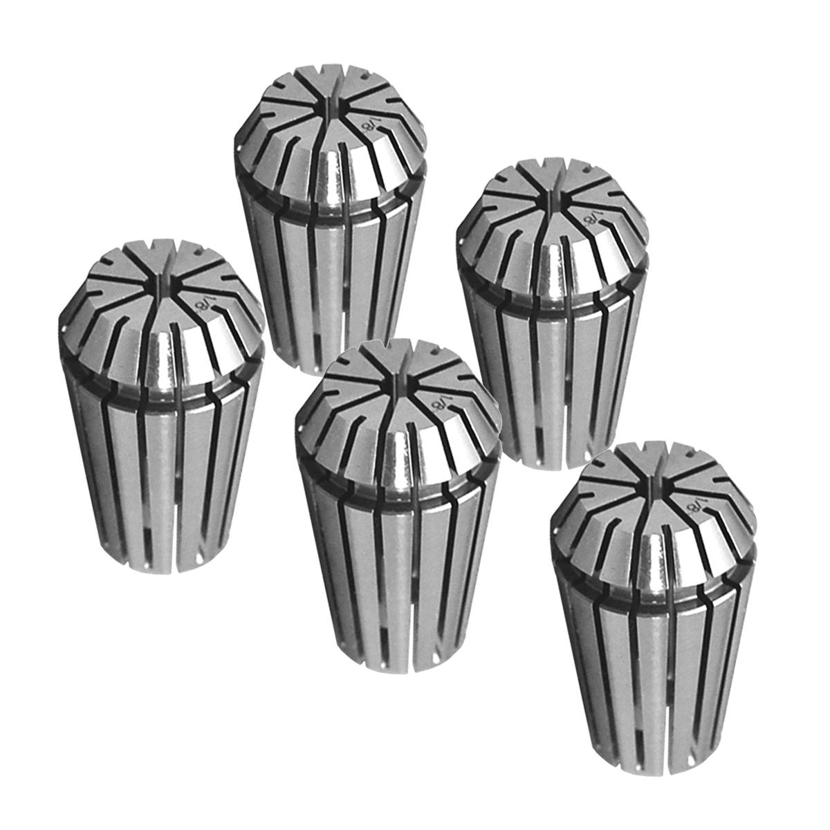 Lyndex-Nikken E16-SET-12 Standard Collet Set, 12 Pieces, ER16 Collet System, For Use With ER Collet Chucks