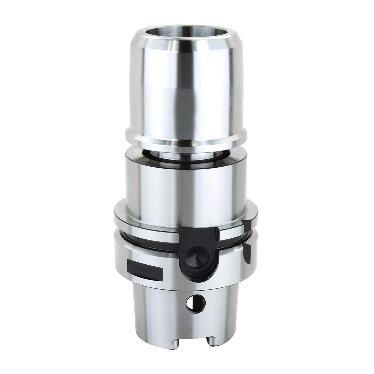 Lyndex-Nikken HSK63A-C1.1/4-110G High Speed Ultra-Lock Milling Chuck, HSK63A Taper, Tapered Shank, 1-1/4 in Dia Hole, 2.677 in Dia Nose, 4.33 in Projection