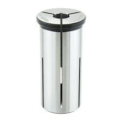 Lyndex-Nikken KM1.1/4-1/4 Imperial Straight Collet/Sleeve, KM1.1/4, 2.53 in OAL, 1/4 in Capacity, 2.53 in L Clamping Hole, 1.45 in Dia Body