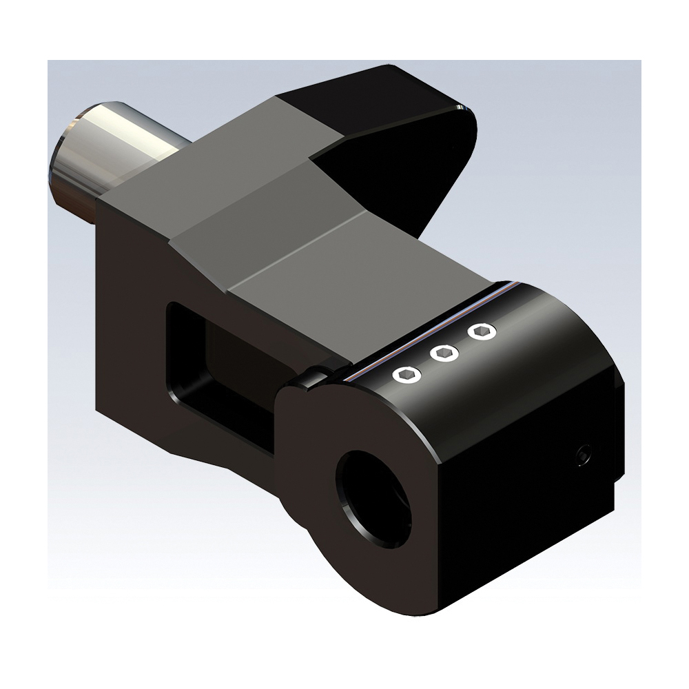 Lyndex-Nikken MZQT47-BG15Z-C Mazak Nexus MZQT47 90 deg Horizontal Static Z-Axis Combination Holder With Internal Coolant, BG15 Workpiece Side, 1-1/2 in Arbor/Shank