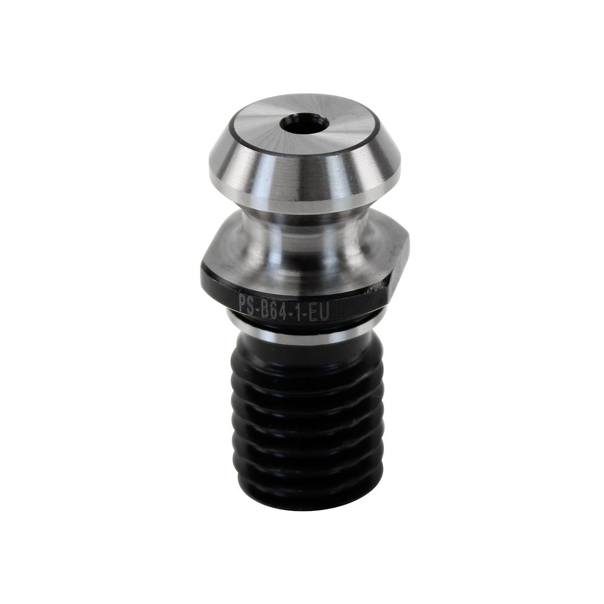 Lyndex-Nikken PS-B64-1-EU Pull Stud Retention Knob, 5/8 inch-11 UNC Thread, 45 deg, 0.74 in Dia Knob, CAT40 Taper, 1.624 in OAL