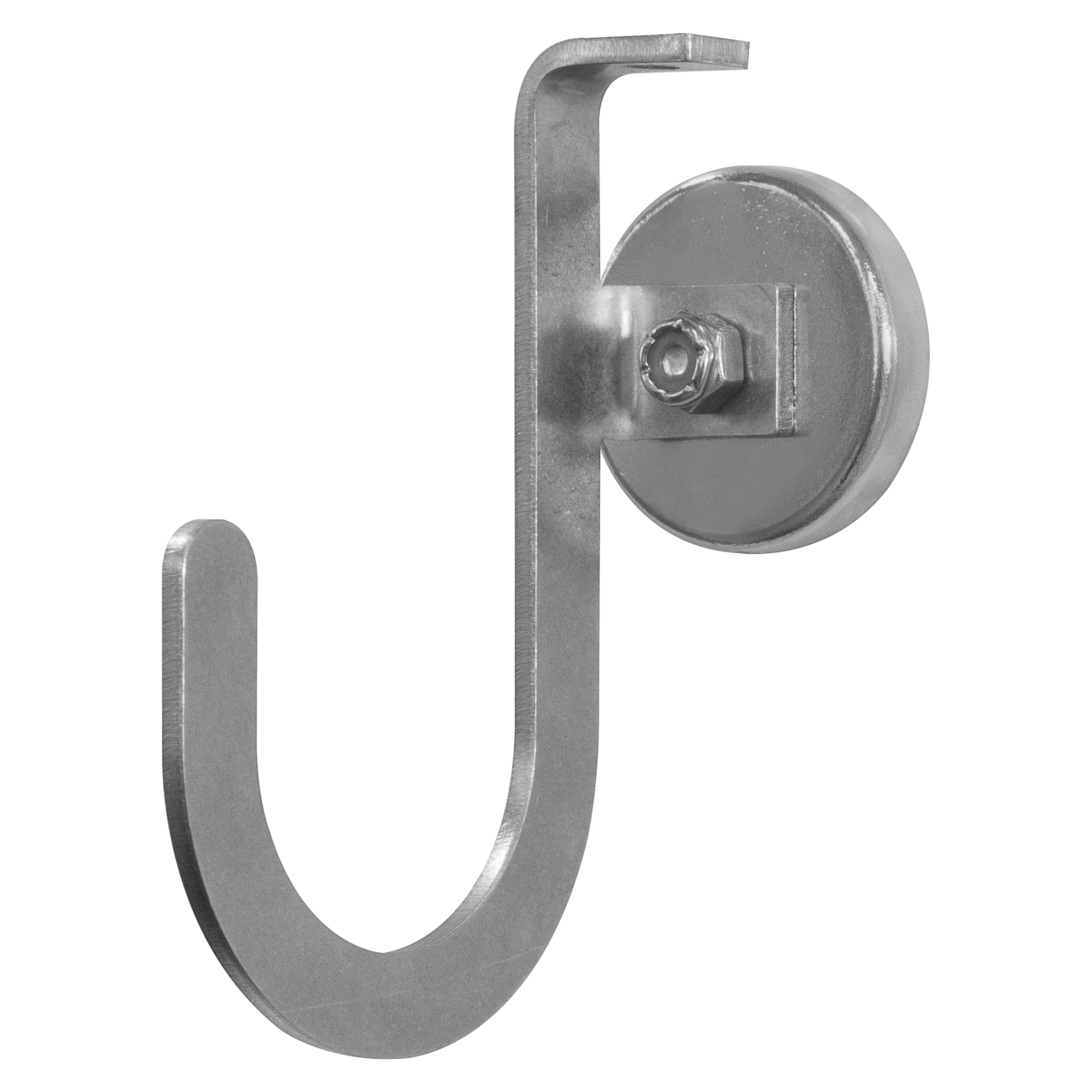 MAG-MATE® MX2750HC1 Magnetic Hose Cord Hook/Holder, 2 in L x 1 in W x 3-3/4 in D, 45 lb Capacity, Stainless Steel