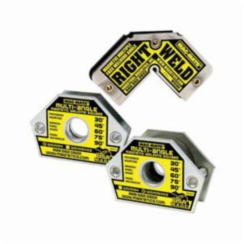 MAG-MATE® WS400CP Mid-Size Magnetic Welding Square, 3-3/4 in L x 4-3/8 in H, 3/4 in THK, Steel