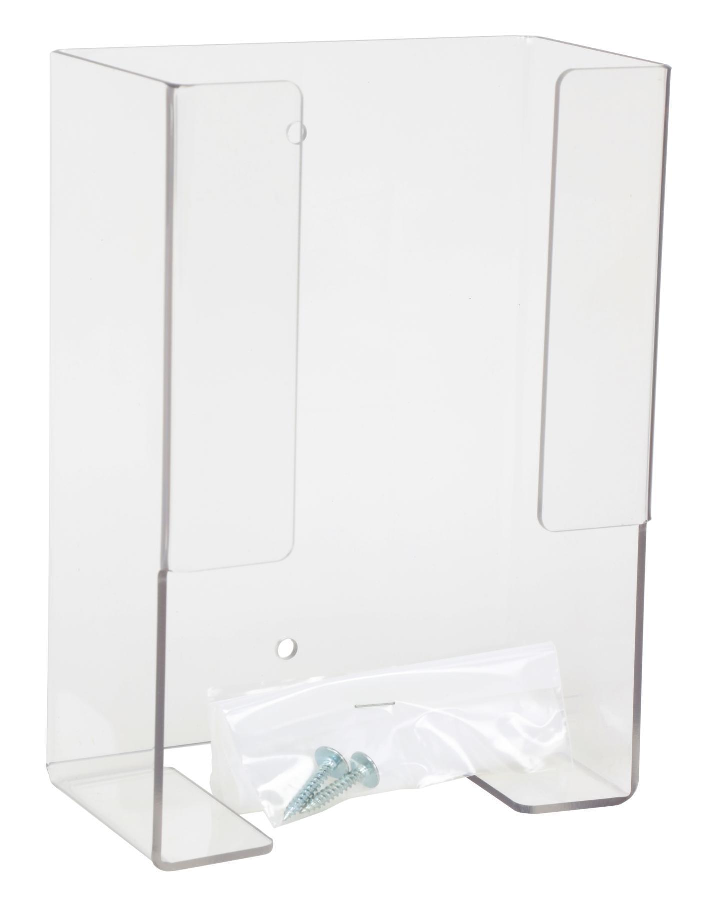 MCR Safety 100GT Dual Purpose Dispenser Box, PETG, Clear