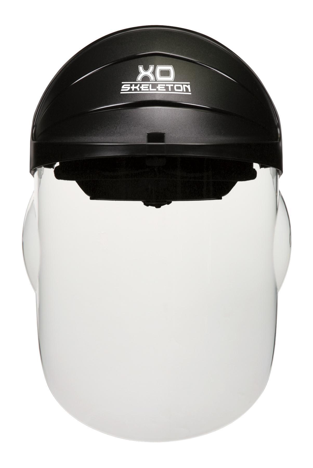 MCR Safety 104PF Headgear Face Sheild, Black/Clear, Nylon, Ratchet Adjustment