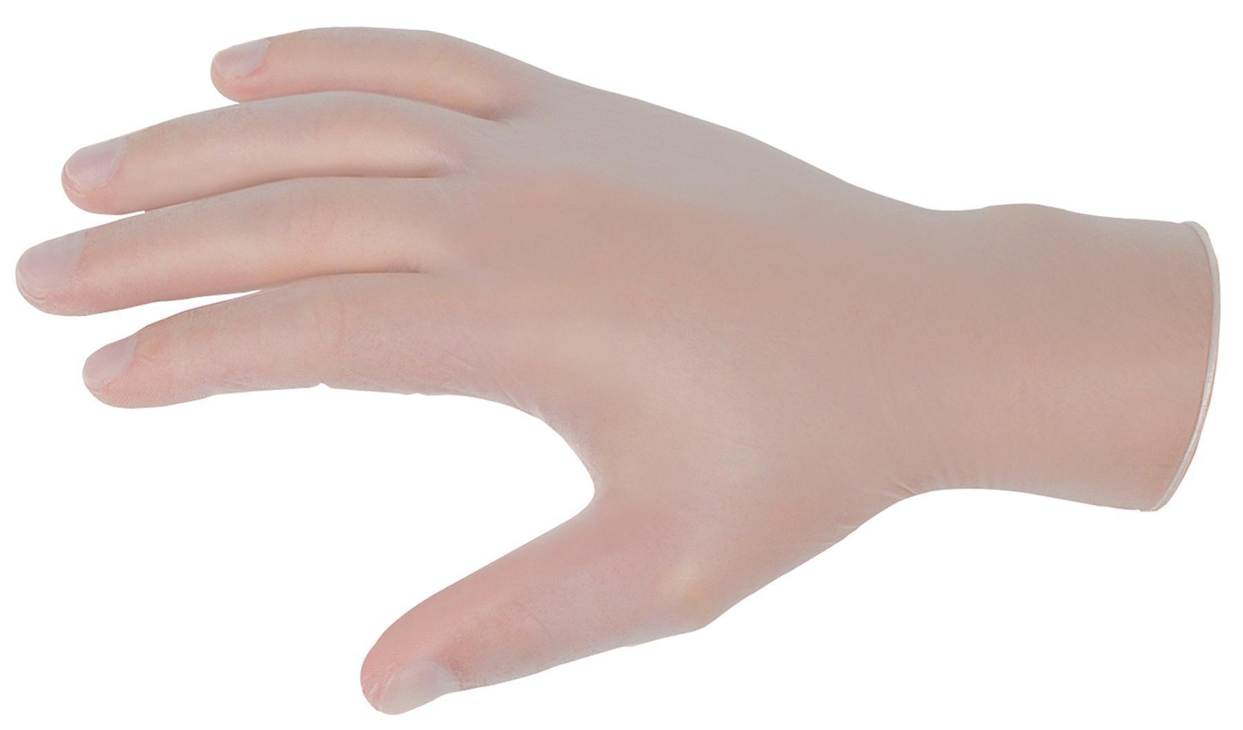 MCR Safety 5014M SensaGuard&trade; 5014 Non-Sterile Disposable Gloves, M, Vinyl, Clear, 9-3/4 in L, Non-Powdered, Smooth, 3 mil THK, Application Type: Food/Industrial/Economy Grade, Ambidextrous Hand