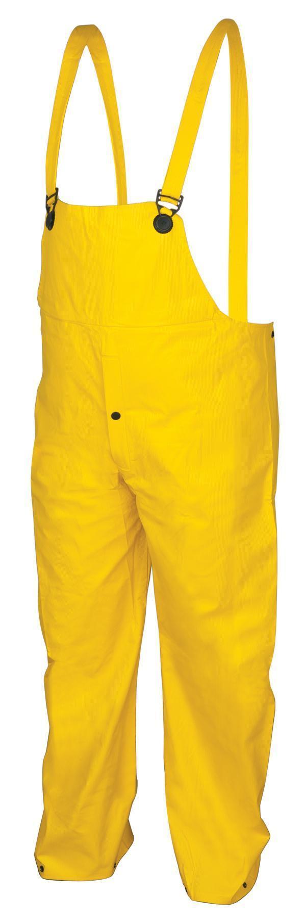 product MCR Safety 500RPWL Luminator™ 500RPW 1-Piece Rainwear Pant, Men's, 48 in Waist, 31 in L Inseam, Fluorescent Lime, Polyester/Polyurethane