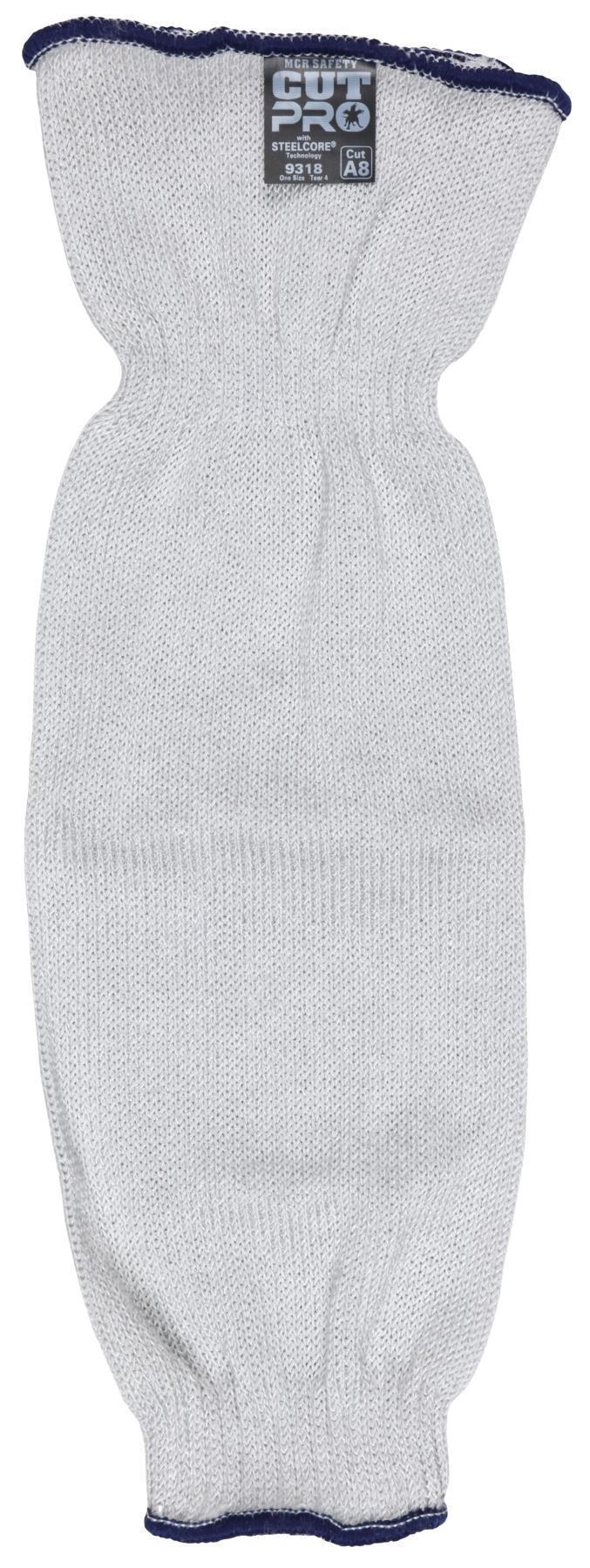 product Sperian® by Honeywell KVCS-2-18TH KVCS-2 Standard Weight Cut-Resistant Sleeves, 18 in L x 2 ply THK, Cotton/Kevlar®, Natural/Yellow with Thumb-hole