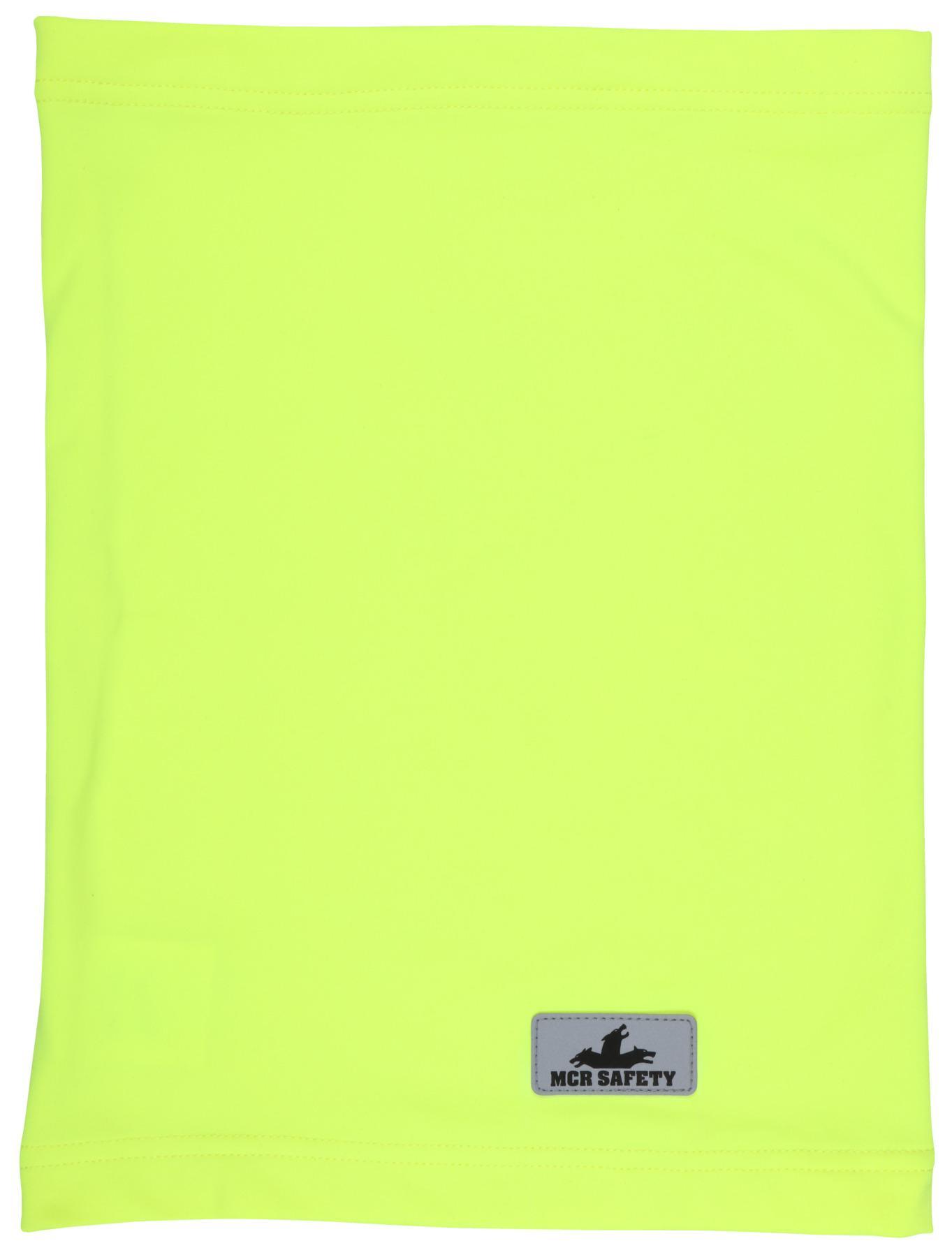 MCR Safety IG8 Insulated Neck Gaiter, Universal, Hi-Viz Lime, Polyester