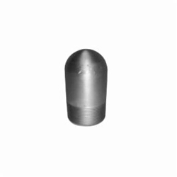 Midland Industries 90004 Hollow Bull Plug, 3/4 in, Carbon Steel, Zinc Plated, SCH 80/XH, Import
