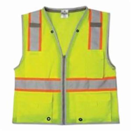 product ML Kishigo 1338 Traffic Vest, Lime, Poly Mesh