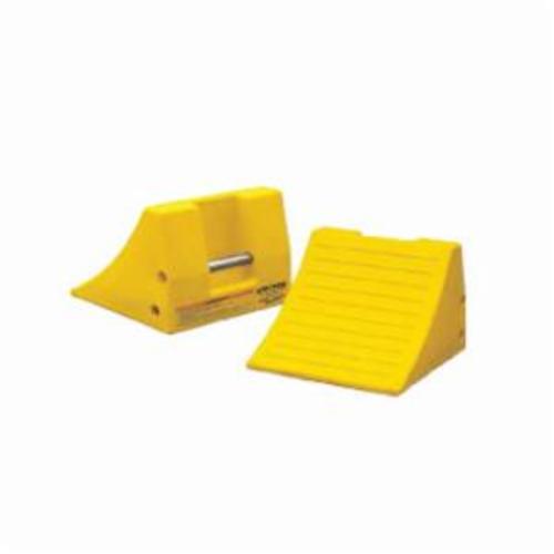 CHECKERS&reg; Roadblocks&trade; RC815 General Purpose Wheel Chock, 6 in H x 8 in W x 10 in D, Rubber, Black