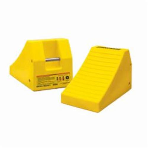 CHECKERS&reg; Roadblocks&trade; UC1700 General Purpose Wheel Chock, 6-1/4 in H x 7-1/2 in W x 8-1/2 in D, Polyurethane, Orange