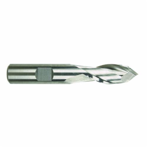MORSE&reg; 44623 1980 Regular Length Single End Drill Mill, 3/8 in Dia, 90 deg Point, 2 Flutes, 3/4 in L Flute, 3/4 in L of Cut, 2-1/2 in OAL, Bright