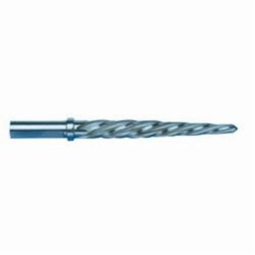 MORSE&reg; 81802 650 Tapered Construction Reamer, 1/2 in Dia x 6 in L, 1/2 in Dia 3-Flat Shank, Left Helical Flute