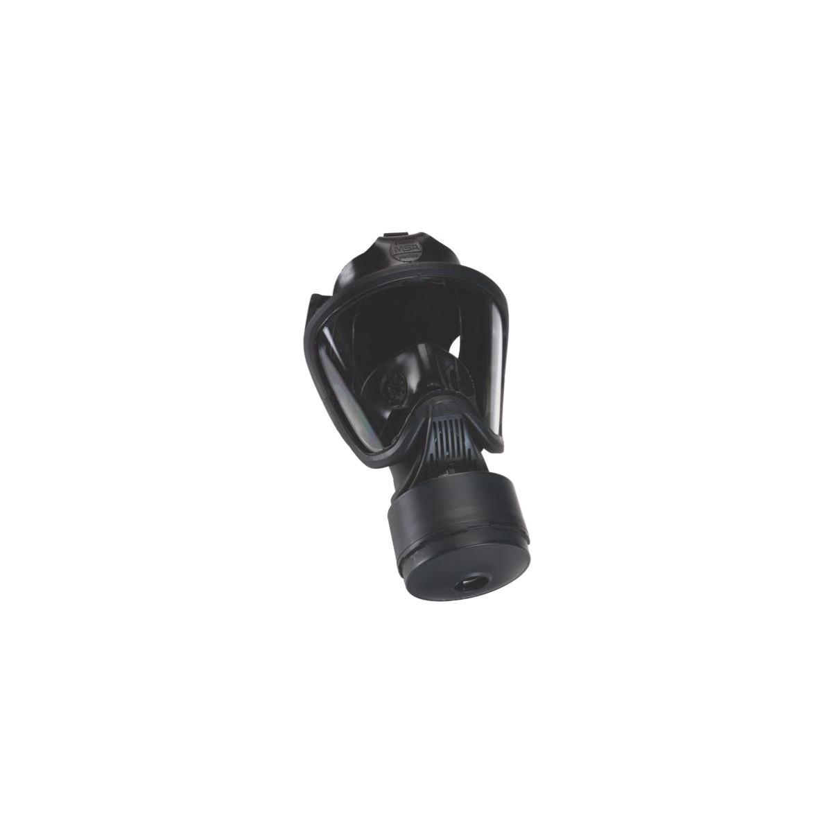 MSA 10083797 Advantage&reg; 4100 Single Port Full Facepiece Respirator, S, Headnet Suspension, Bayonet Connection
