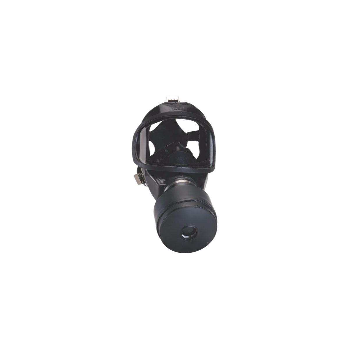 MSA 10083797 Advantage&reg; 4100 Single Port Full Facepiece Respirator, S, Headnet Suspension, Bayonet Connection