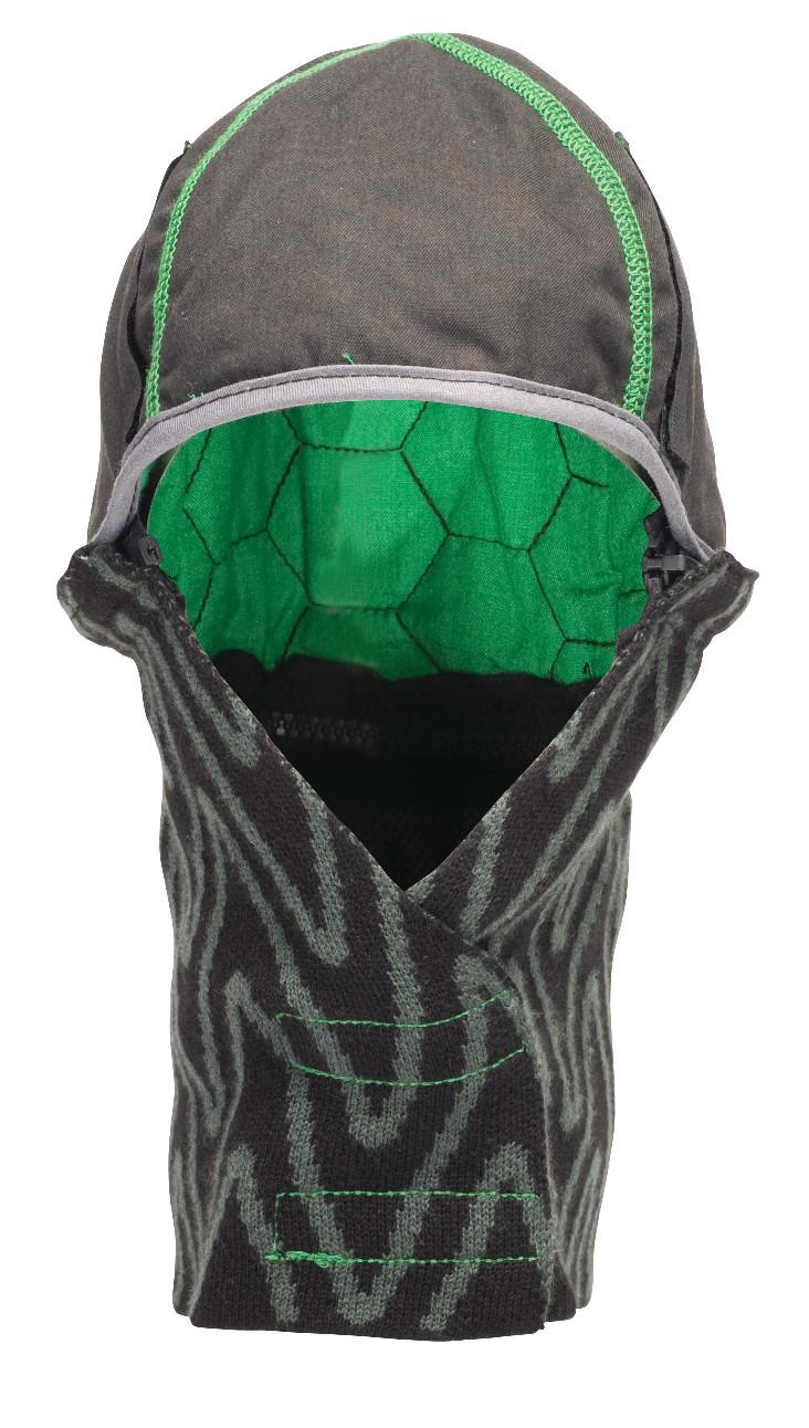 MSA V-Gard&reg; 10118427 Flame Resistant Over-The-Head Winter Liner, 8 cal/sq-cm ATPV, Fabric, Gray