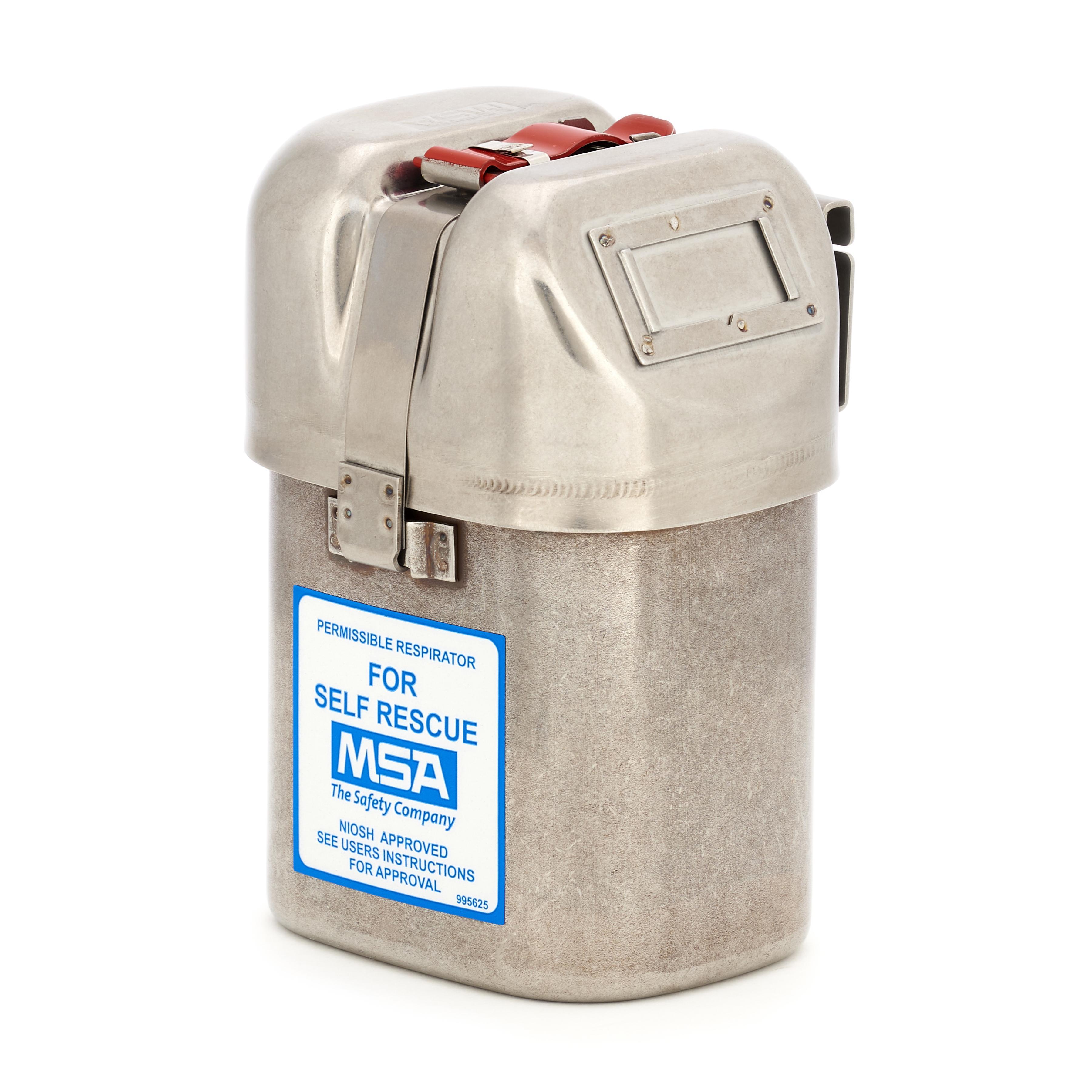 product MSA 10008292 TransAire® 5 Escape Respirator, Polyurethane, For Gas Type H2S (IDLH), Vapors or Oxygen and Toxic Gasses, NIOSH 42 CFR, Part 84/TC-13F-445, US Listed