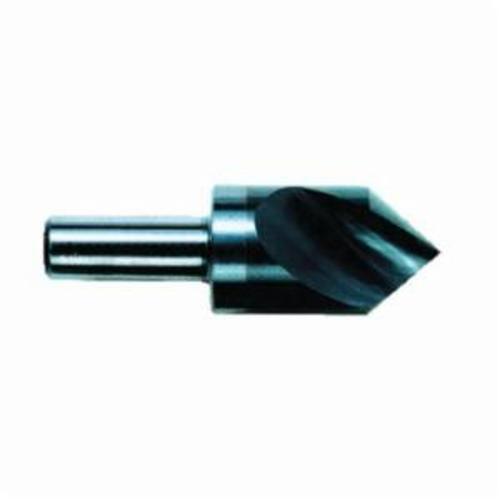 product Harvey Tool 72545-C3 Chamfer Cutter, 45 deg Included Angle, 3/8 in Cutting Dia X 3/8 in Shank Dia X 0.188 in Length of Cut X 2-1/2 in OAL, Pointed and Flat End, Solid Carbide, AlTiN Finish