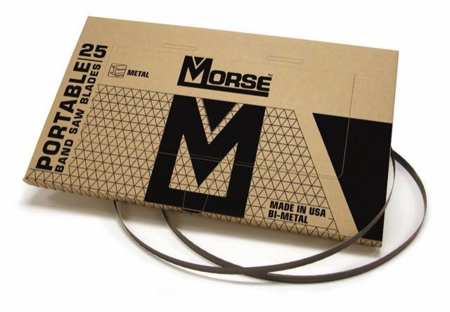 Morse&reg; 005500 Straight Pitch Band Saw Blade, 32-7/8 in L, 1/2 in W x 0.02 in THK, 24 TPI, Bi-Metal Body