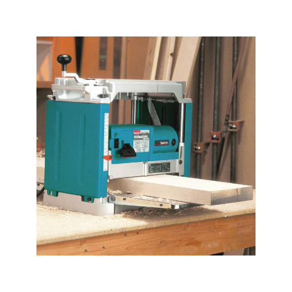 Makita&reg; 2012NB Corded Portable Planer, 12 in W Cutting, 1/8 in Depth of Cut, 8500 rpm Speed, 120 V AC, On/Off Paddle Switch