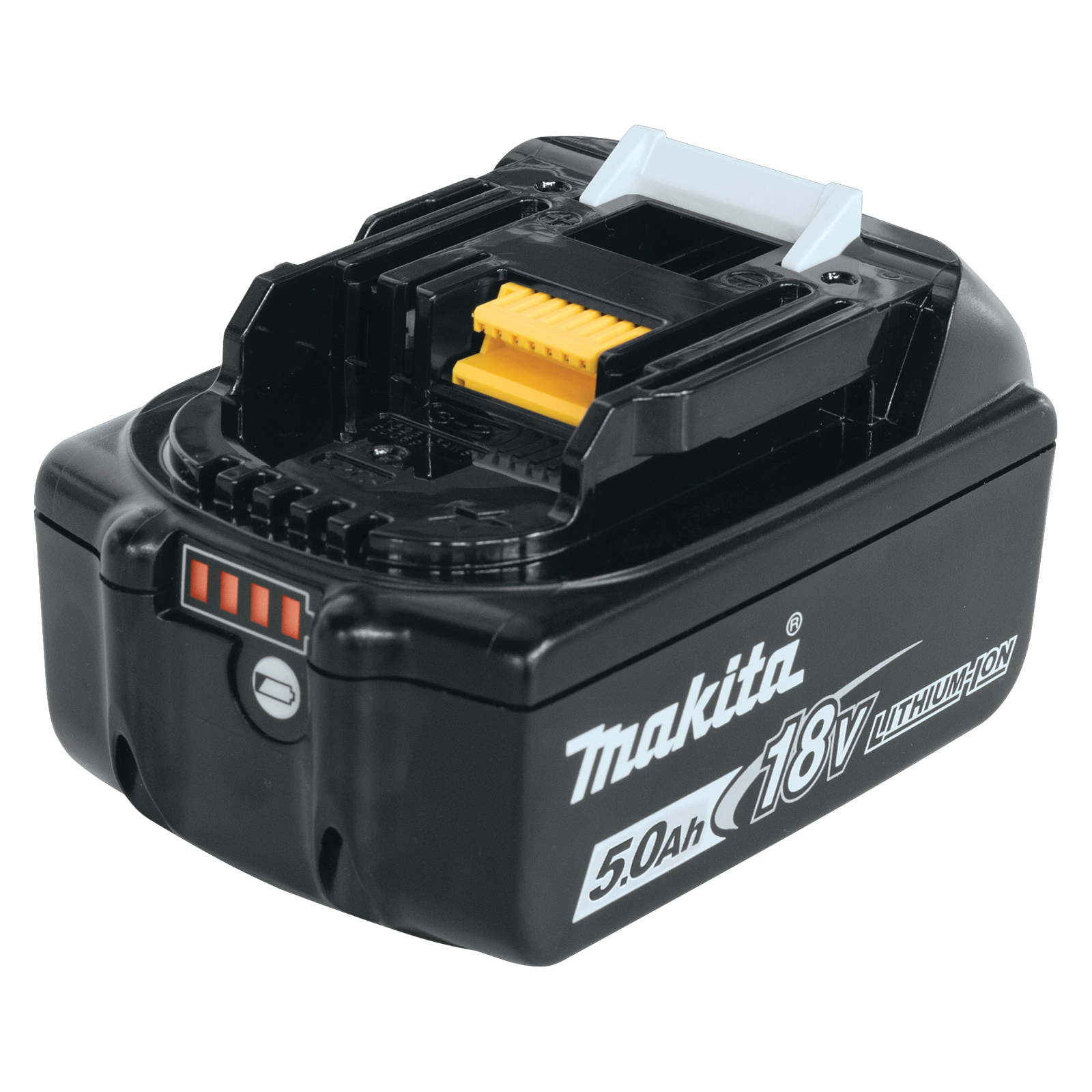 Makita® BL1850B LXT® Battery, 5 Ah Li-Ion Battery, 18 V AC Charge, For Use With Makita® 18 V Li-Ion Tools with Star Symbol™ and Yellow Battery Receivers