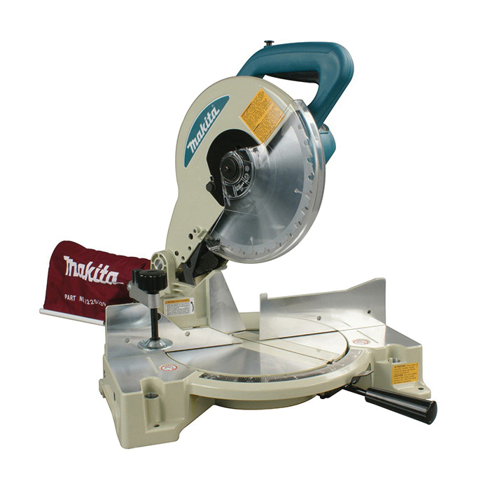 Makita&reg; LS1040 Compound Miter Saw, 10 in Dia Blade, 5/8 in Arbor/Shank, 2-3/4 in, 2-3/4 x 5-1/8 in Cutting, 45 deg Left/52 deg Right Miter, 45 deg Left Bevel